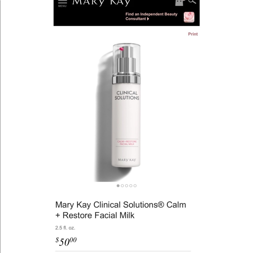 Mary Kay Clinical Solutions Calm + Restore Facial Milk